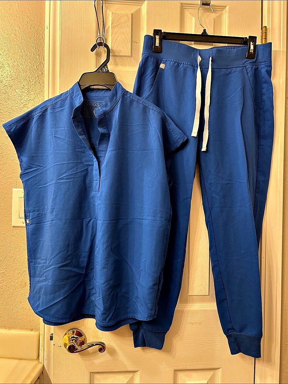 FIGS Technical Collection Scrub Set Blue XS Like New